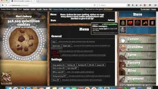 Cookie Clicker Ep.1-Over 10 Sextillion Cookies in Less than 5 minutes!