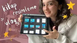 Çocuk kitabı resimliyoruz #9 vlog | Renklendirmeyi sabahlamadan bitirebilecek miyiz ☕️
