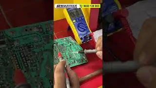 #multitechinstitute Ac Pcb live prectical class #multitech #repairingcourse #acrepair