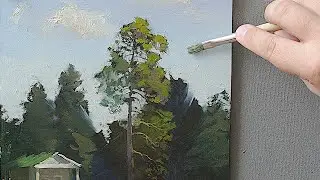 Эффекты живописи и то, как видит мозг человека. Мой новый пейзаж