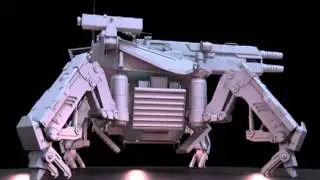 Firewalker MBT-700 Mech 3D Turn Table