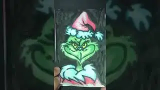 Easy The GRINCH Drawing for Beginners #art #colorpendrawing #viralvideo