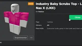 CONJUNTO DO LIL NAS X GRATIS NO ROBLOX (Como pegar?)