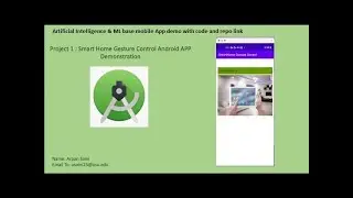 ASU CSE-535 Mobile Computing: Smart Home Gesture android app demonstration (project1)