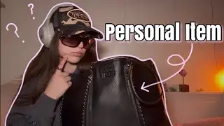 what’s in my personal item as a frequent flyer 