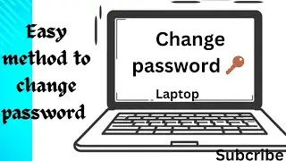 How to change laptop password || password change on laptop 2 method
