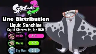 Squid Sisters ft. Ian BGM - Liquid Sunshine | Line Distribution [Splatoon 3]