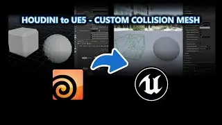 Houdini export FBX and make custom collision mesh tutorial