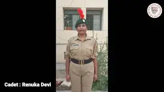 NCC B - CERTIFICATE CADER CAMP EXPERIENCE OF CADET RENUKA DEVI RJS FGC KORAMANGALA 2022