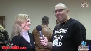 Champions Cup Timoshenko on backstage 2014