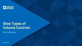 Volume Control Slews