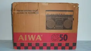 AIWA CS-50 FM/AM Stereo Radio Cassette Recorder
