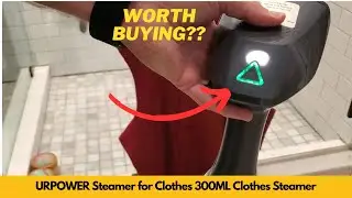 URPOWER Steamer for Clothes 300ML Clothes Steamer Handheld 15 Second Fast Heat up