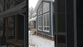Каркасный дом со вторым светом 106 м2 отделка сайдинг #каркасныйдом #домподключ #shorts #гузеевхаус