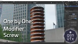 ONE BY ONE: How to easily use the Screw Modifier in Blender!