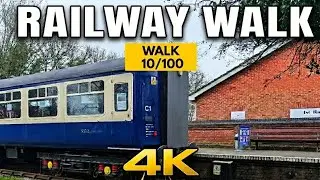 Abandoned Railway Walk: Rayne Station & The Flitch Way - 4K - Walk 10/100