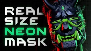 Assembling and Painting 3D Printed Cyberpunk Mask