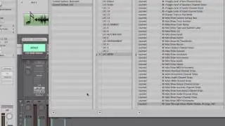 Logic Pro: text fader for mode display