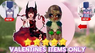 Only Using The *NEW* Valentines UPDATE Items!! (Roblox)