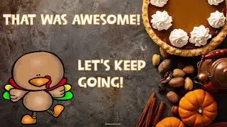 Thanksgiving Dinner Rhythm Play Along {Iconic}