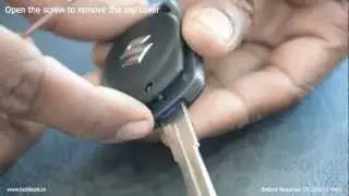 Replace Suzuki Key Battery