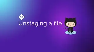 Git for Everybody: Unstaging a file