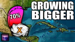 TROPICAL UPDATE: This Tropical System Is Growing BIGGER...