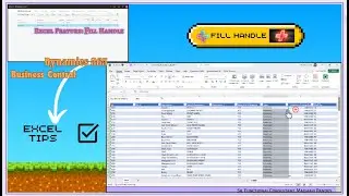 Fill Handle feature in Excel | To Import From Excel in Dynamics 365 Business Central 