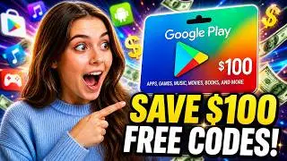 🔥 Free Google Play Gift Card Codes 2026 | 🎁 Easy Redeem Guide.
