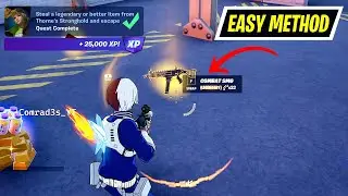 How to EASILY Steal a legendary or better item from Thorne's Stronghold and escape Fortnite