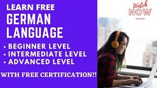 Learn German Language Free With Free Certification | ABCS