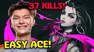 SINATRAA GETS ACE IN CUSTOM GAMES!! 37 KILLS! REYNA PRO GAMEPLAY!