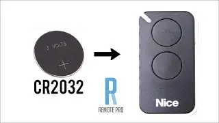 How to change/swap Battery for a Nice Era-Inti Black Genuine Remote