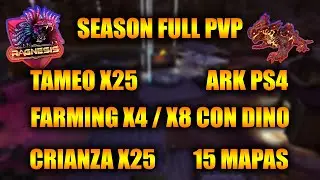ARK PS4 -TRAILER NUEVO SERVER RAGNESIS YA ABIERTO! 15 MAPAS (Mercado,Moneda,Eventos,Cluster)