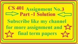 cs401 Assignment No 3 solution  part -1 fall 2022 || How nested loops work in assembly language
