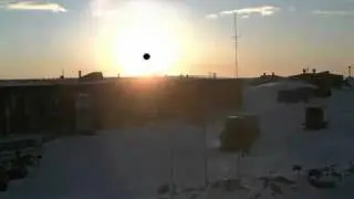 Black hole Sun Casey webcam    Australian Antarctic Division.mp4