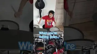 When you're feeling down.. #drummer #drumshorts #whenyouarefeelingdown
