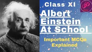 #class XI Albert Einstein At School MCQs | Snapshots chapter 4 most  important MCQs Explained
