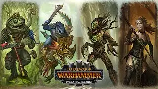 Splinter Skink - Lizardmen vs Wood Elves // Total War: WARHAMMER 3