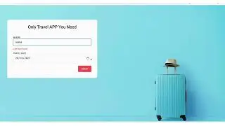 Udacity Capstone Project Travel App