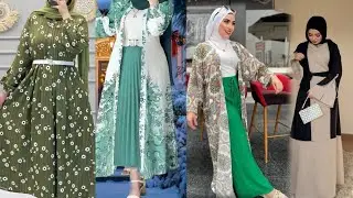 اجدد ملابس العيد للمحجبات 2025 / حجابات ربيعية صيفية لسنة 2025/ hijab turkish styles ✨ femme voilée