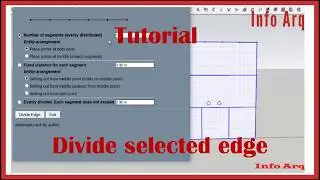 Divide Seleted Edge - 1001bit plugin SketchUp