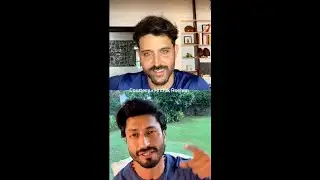 Hrithik Roshan and Vidyut Jamwal live instagram chat session for Khuda Hafiz #HrithikRoshan #Vidyut