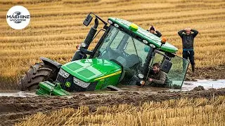 Unbelievable Tractor Stuck in Mud Moments | Extreme Heavy Equipment fails #18