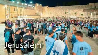MAGICAL JERUSALEM! An Evening Stroll from the City Center to the Western Wall at Night.