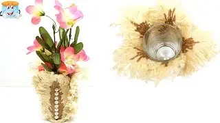 Jute Vase Super Simple DIY Crafts