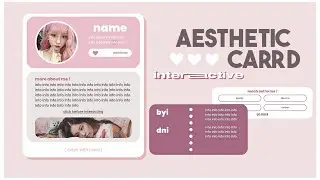 cute pink carrd tutorial (interactive) ★