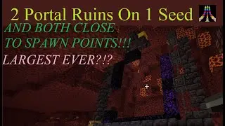 Minecraft - I Found Giant Portal Ruins In the Nether