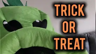 Trick or Treating as a Peashooter!