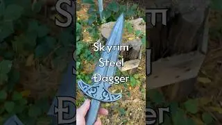 3D Printed Skyrim Steel Dagger #sword #medieval #3dprinting #skyrim